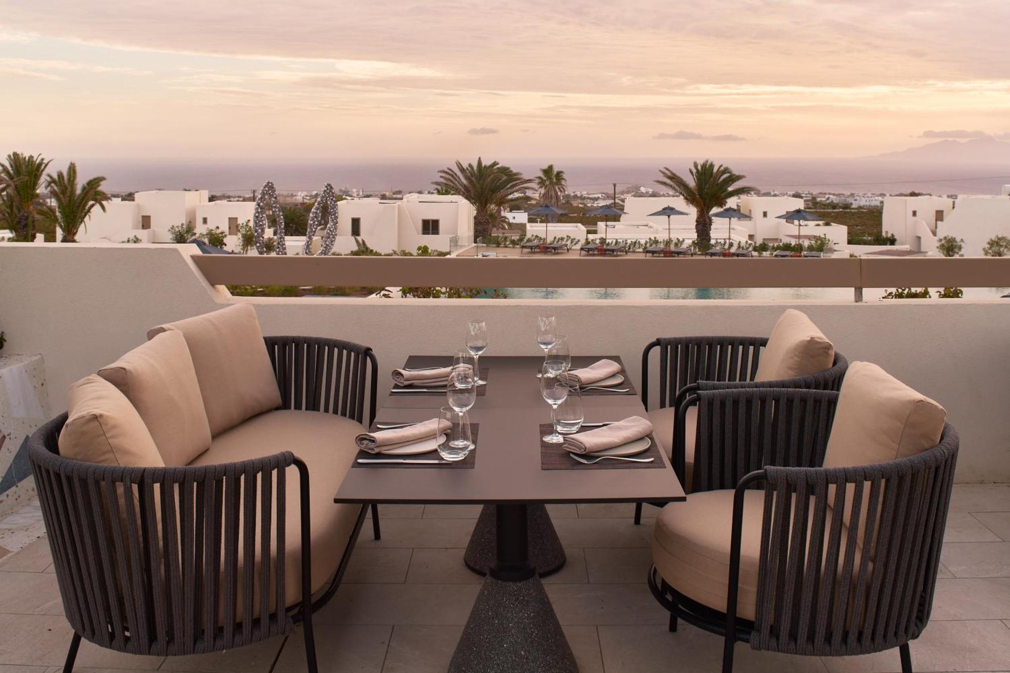 Nous Santorini Hotel Mesaria Bagian luar foto
