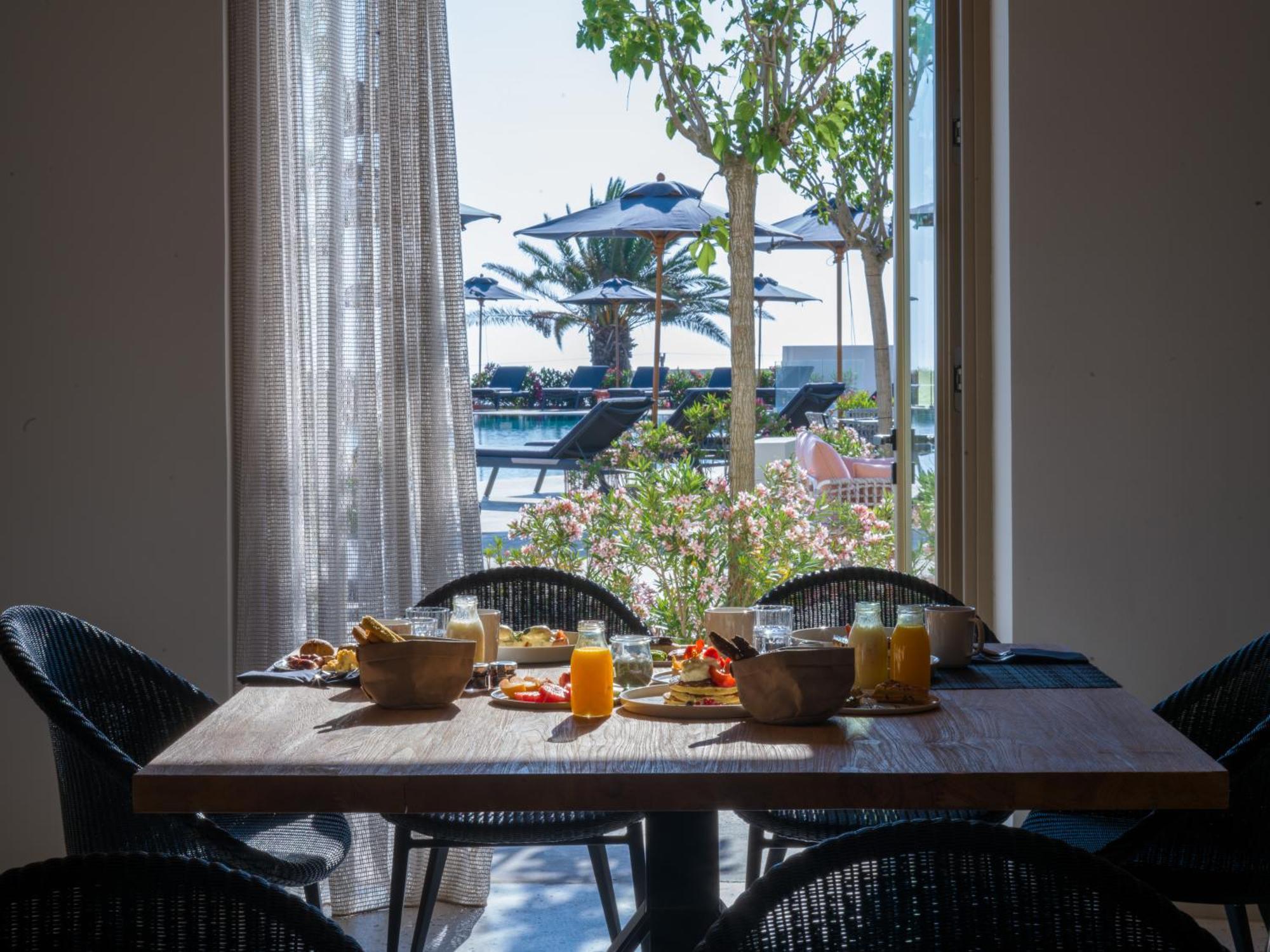 Nous Santorini Hotel Mesaria Bagian luar foto