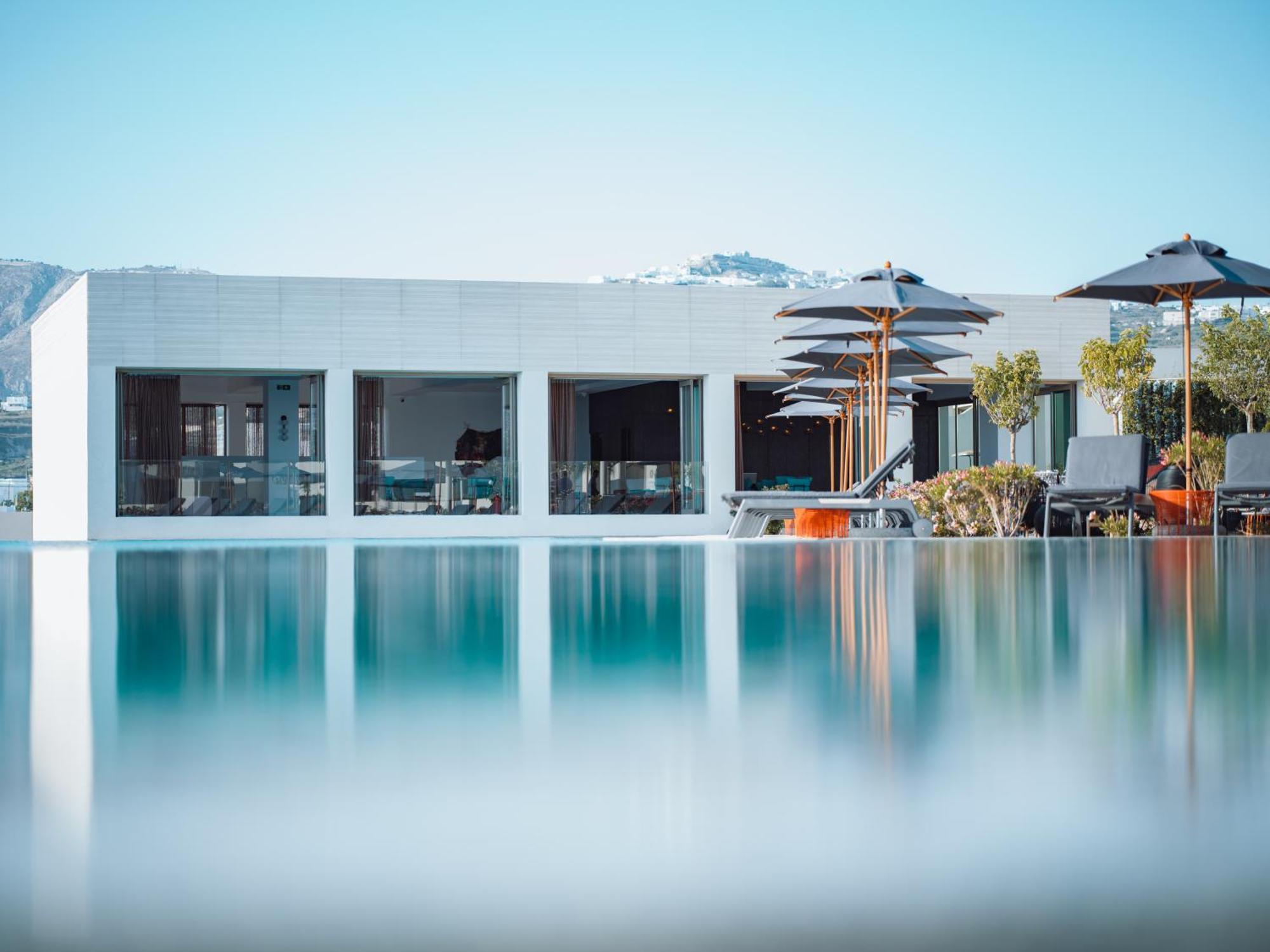 Nous Santorini Hotel Mesaria Bagian luar foto