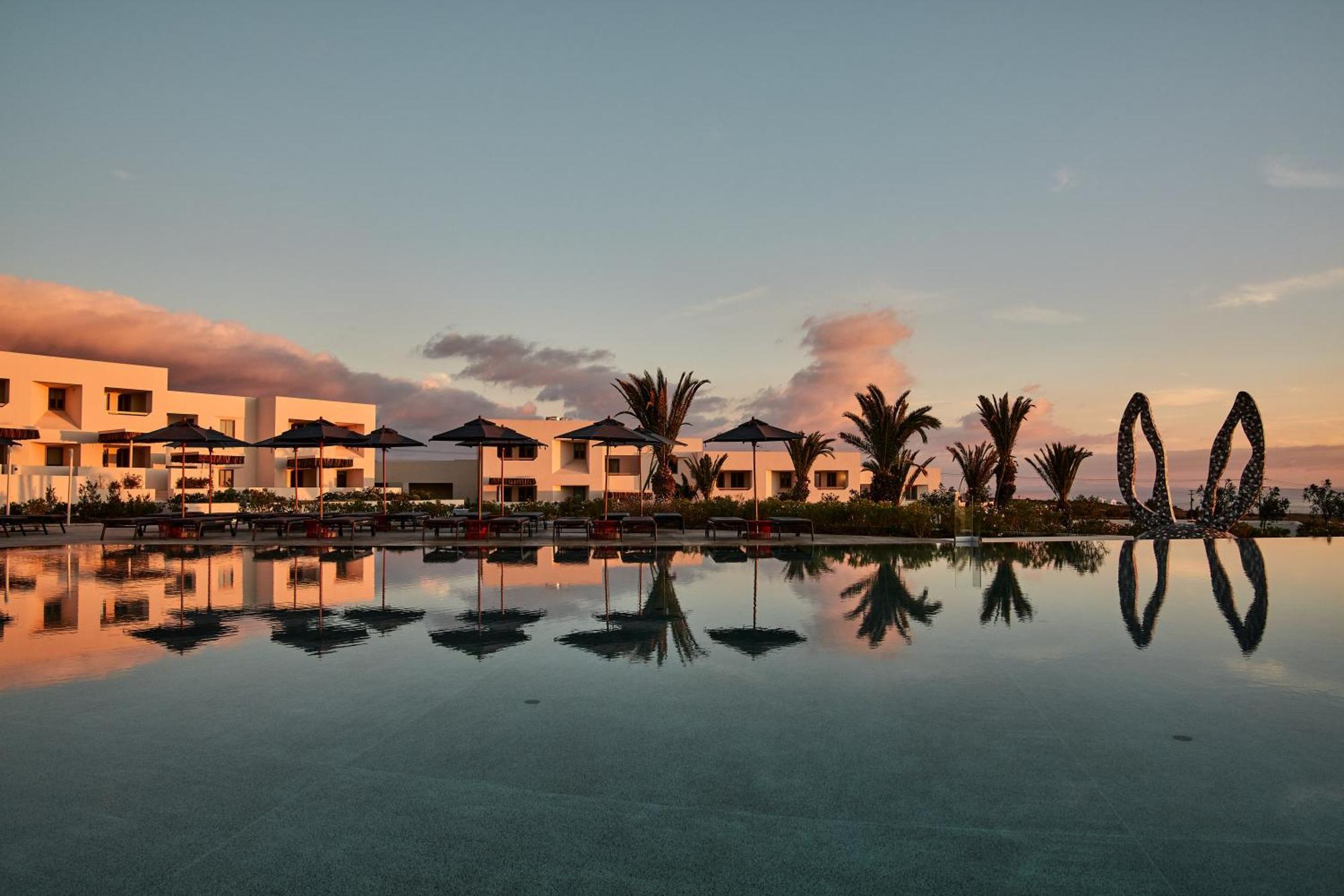 Nous Santorini Hotel Mesaria Bagian luar foto
